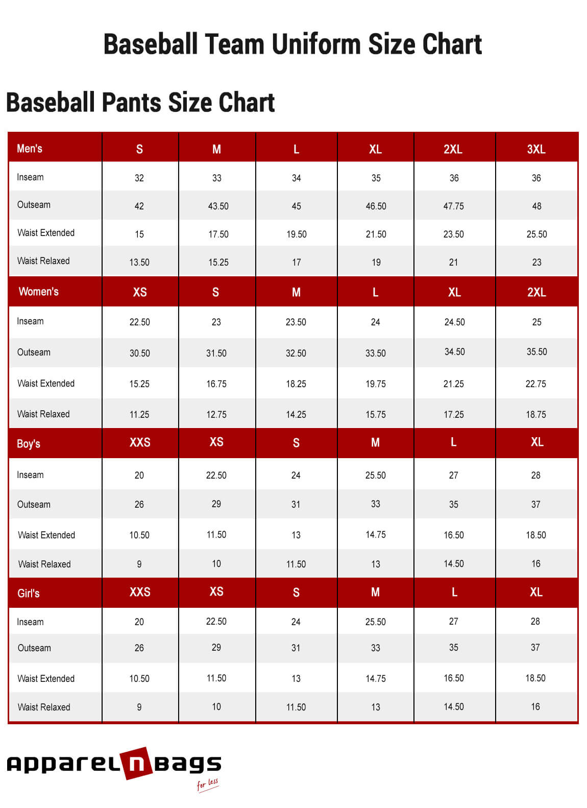 Accurate Baseball Jersey Size Chart and Measurements Guide