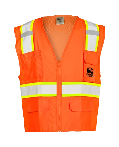 Cornerstone CSV405 Men's ANSI Class 2 Mesh Back Safety Vest