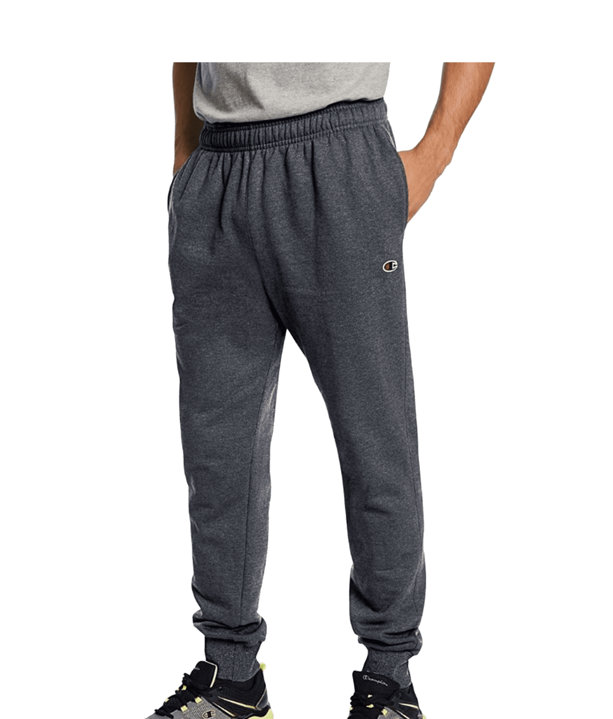 Champion P1022 Mens Powerblend Retro Fleece Jogger Pants