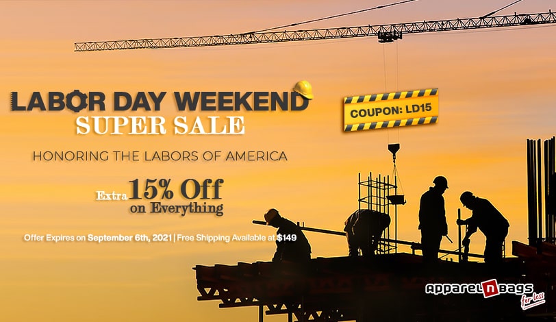 Labor Day Sale - Extra 15% Off