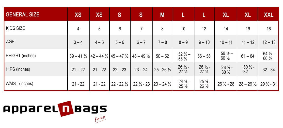 youth medium jersey size chart