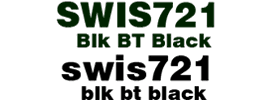 Swis721 BLK BT Black