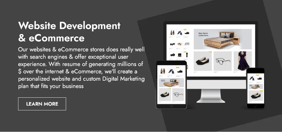 ecommerce & website development