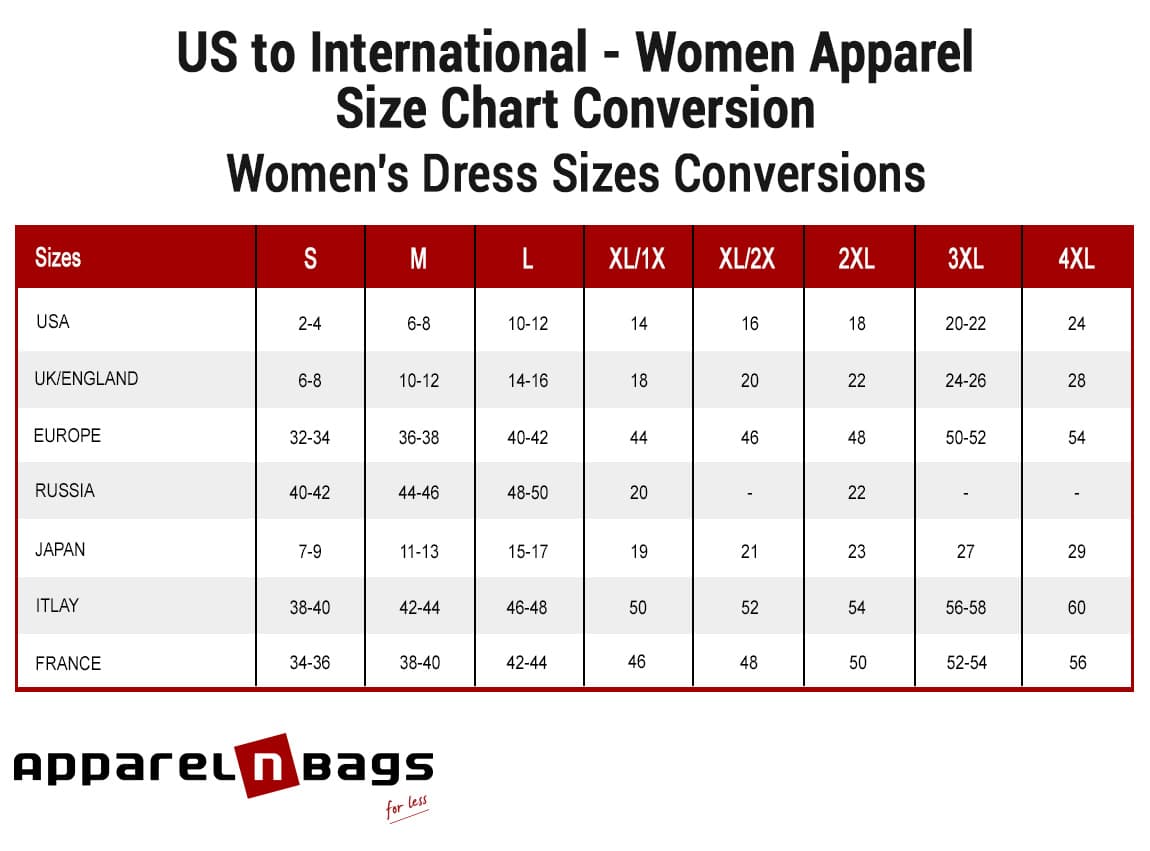 38r Size Chart