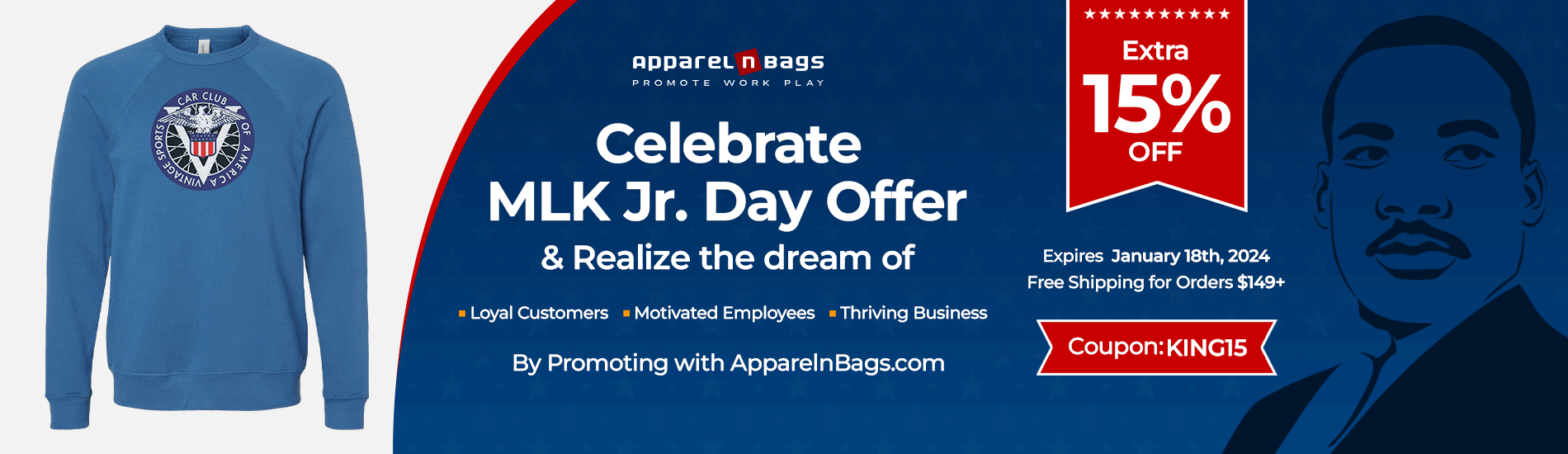 MLK Holiday Sale for 2024