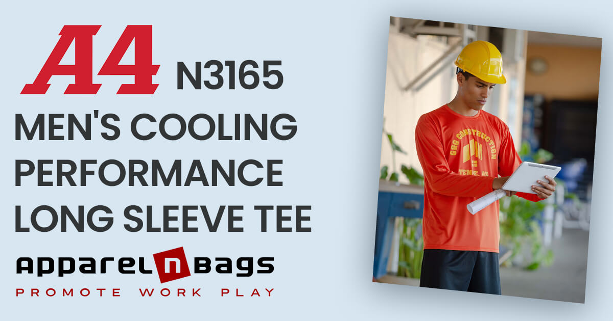 a4 cooling performance adult long sleeve crew