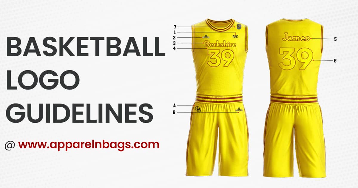 Basketball Uniform Decoration Rules - Logo Placement Guidelines