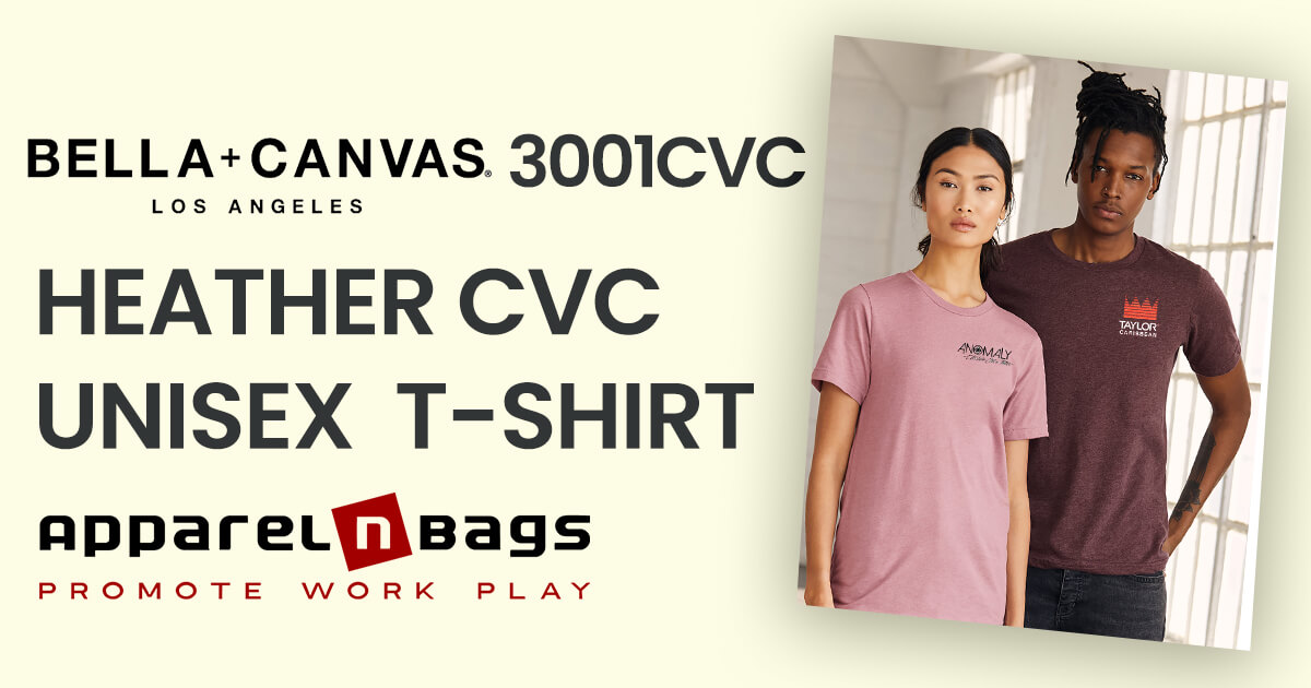 Bella+Canvas 3001 CVC Heather T-Shirt (Unisex)