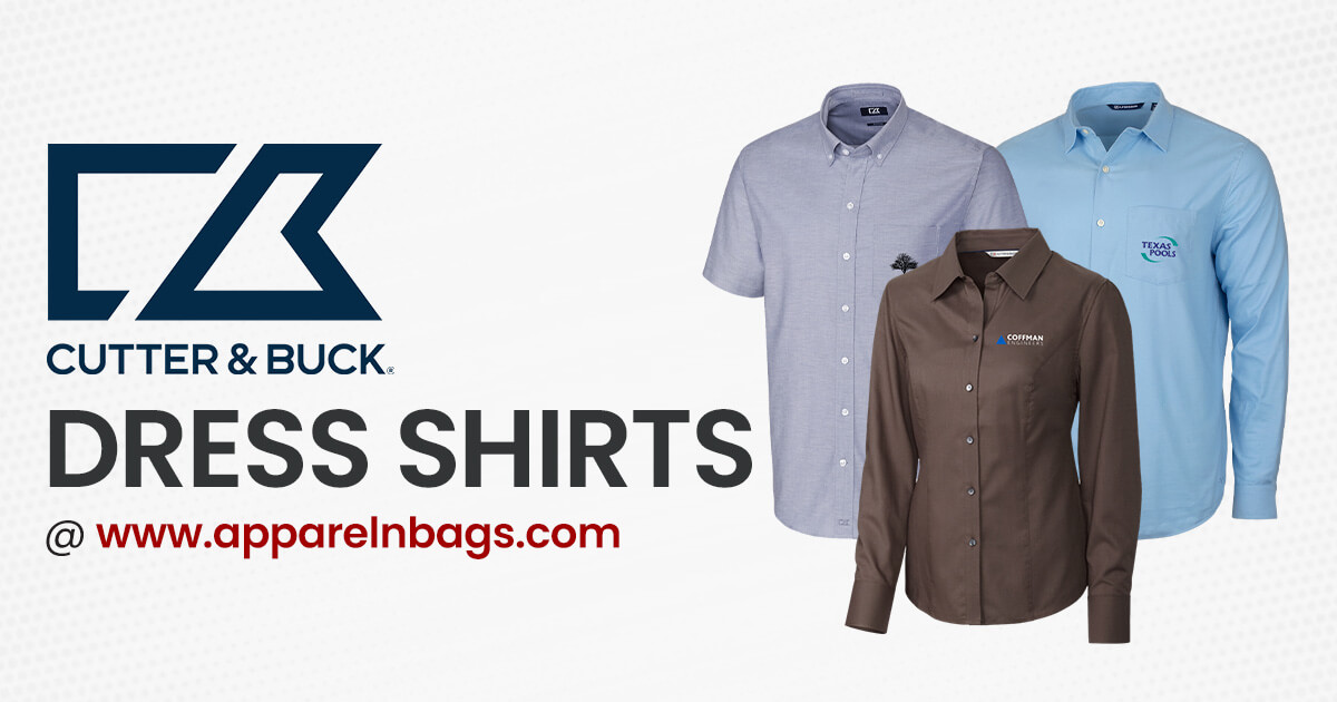 Shop Custom Cutter and Buck Dress Shirts ApparelnBags