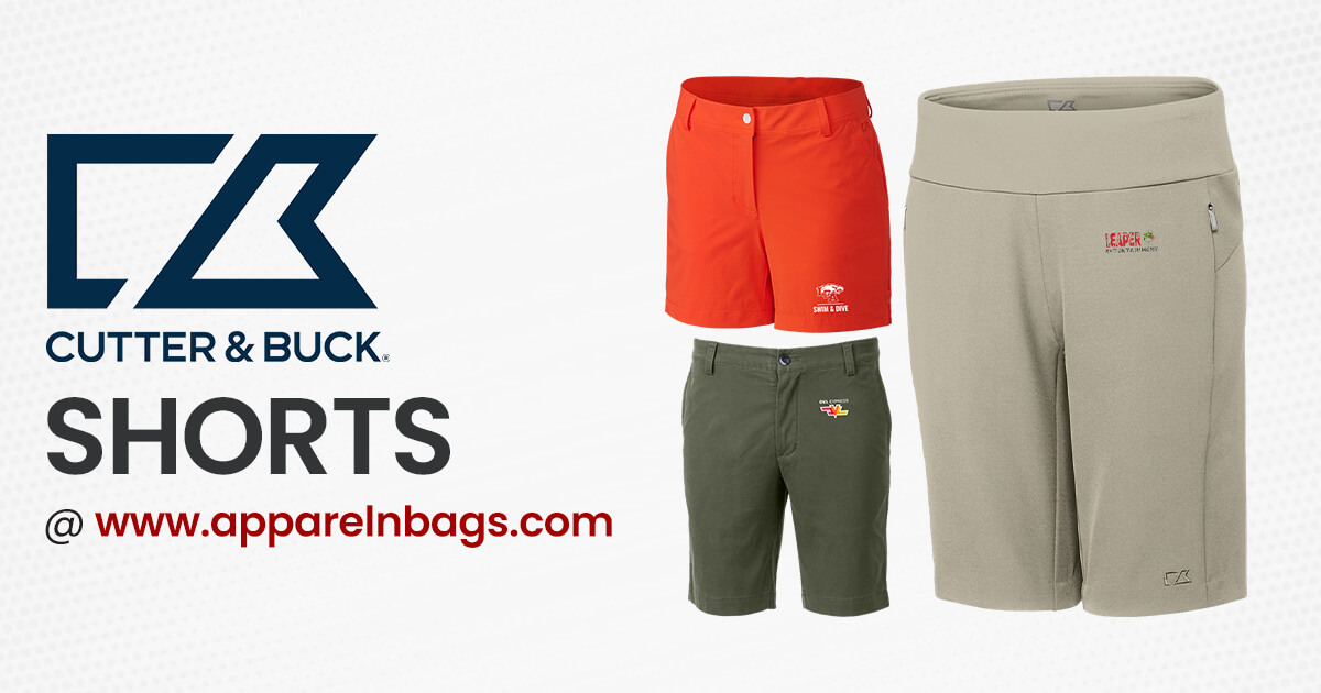 Shop Trendy Custom Cutter and Buck Shorts for Men| ApparelnBags