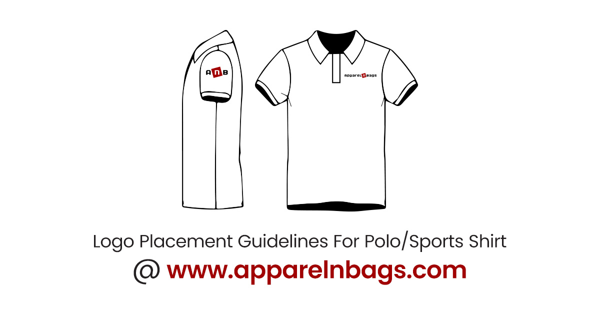Polo Shirts Logo Embroidery Placement Guide | ApparelnBags.com