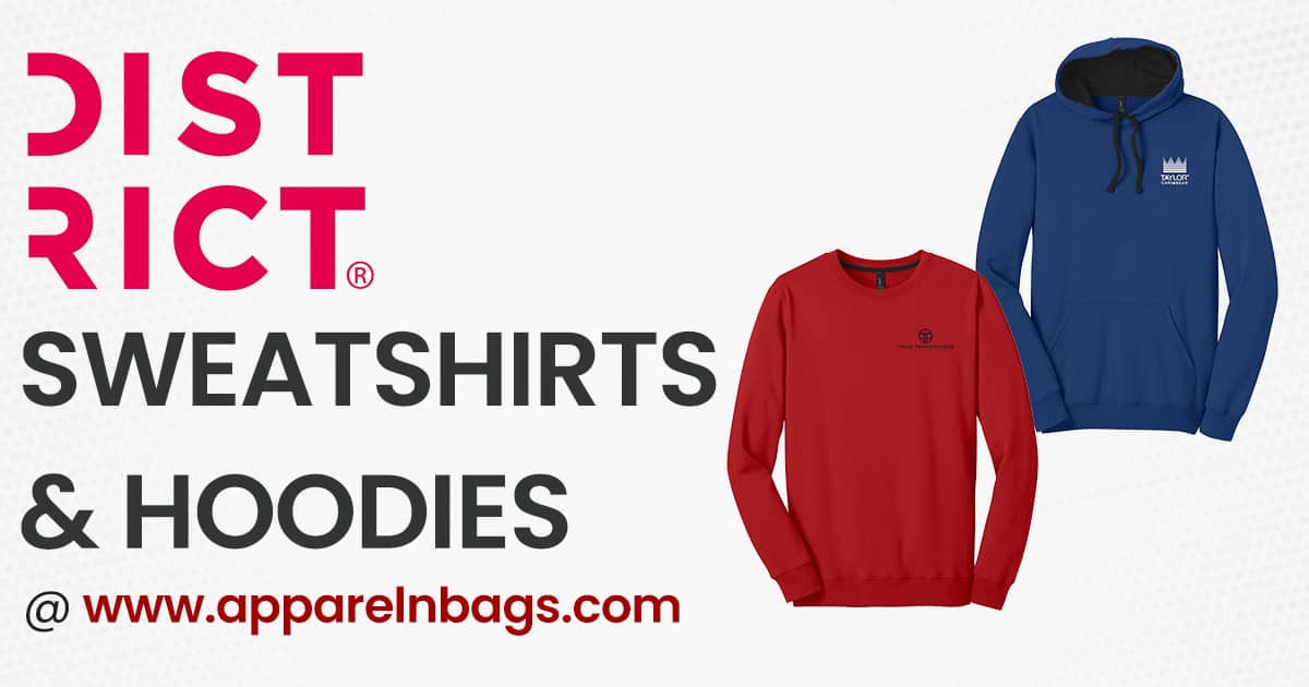 Shop District Sweatshirts & Hoodies for Men & Women - ApparelnBags