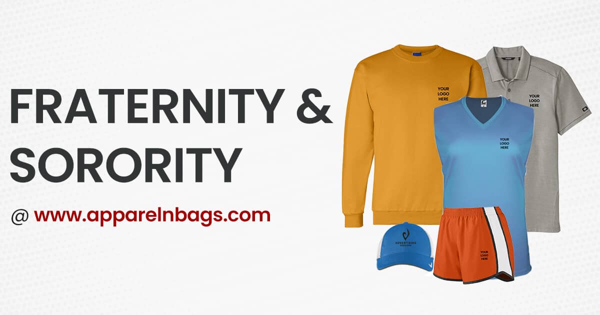 Custom Fraternity & Sorority Clothing | ApparelnBags.com