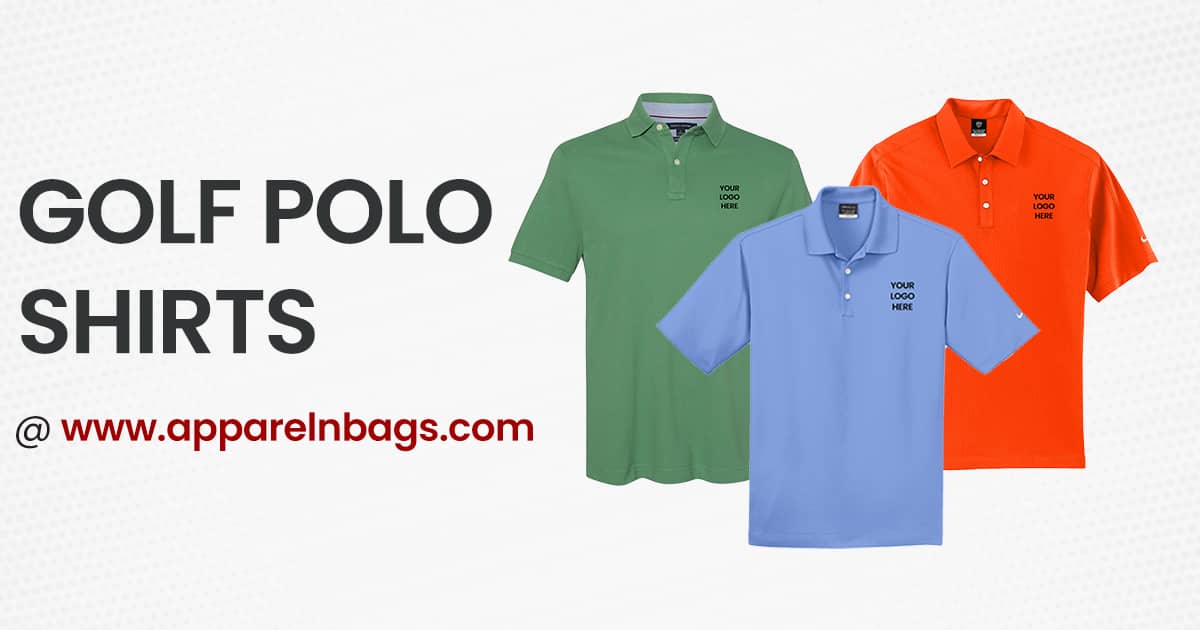Buy Custom Golf Shirts for Men and Women - ApparelnBags