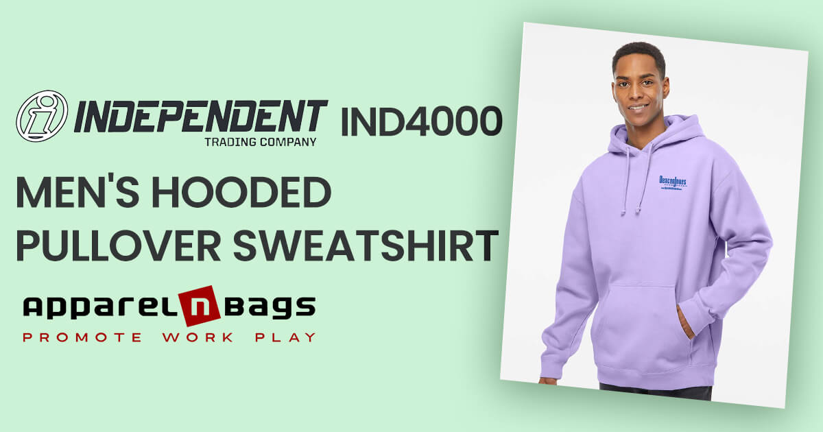 Independent Trading Co. IND4000 Mens Hooded Sweatshirt