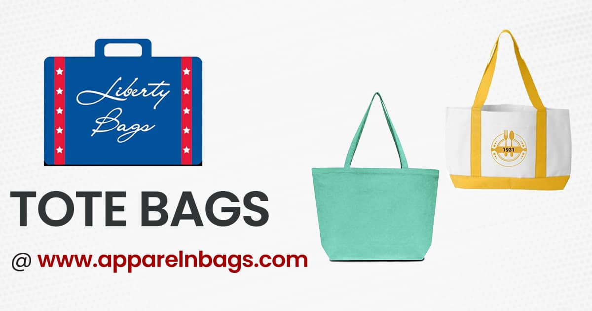 Shop Liberty Bags Zipper Canvas & Cotton Tote Bags - ApparelnBags