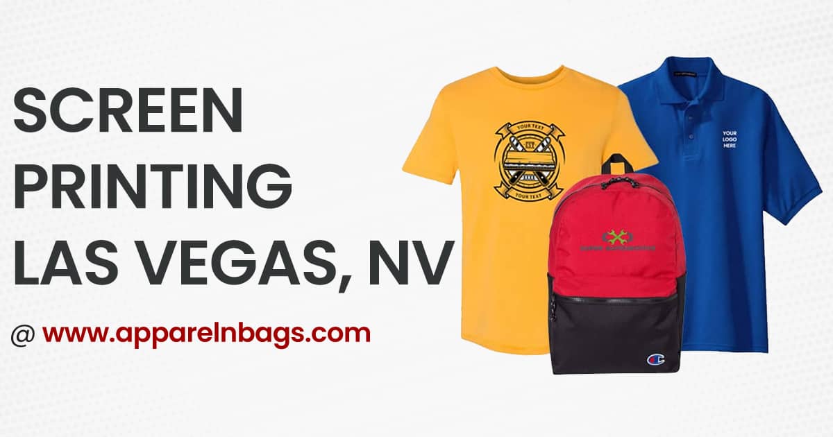 HighQuality Screen Printing Services in Las Vegas, Nevada ApparelnBags