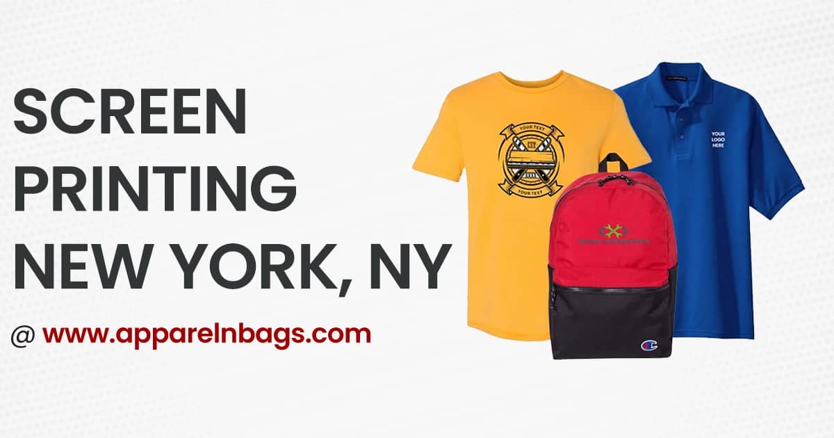 HighQuality Screen Printing Services in New York, New York ApparelnBags