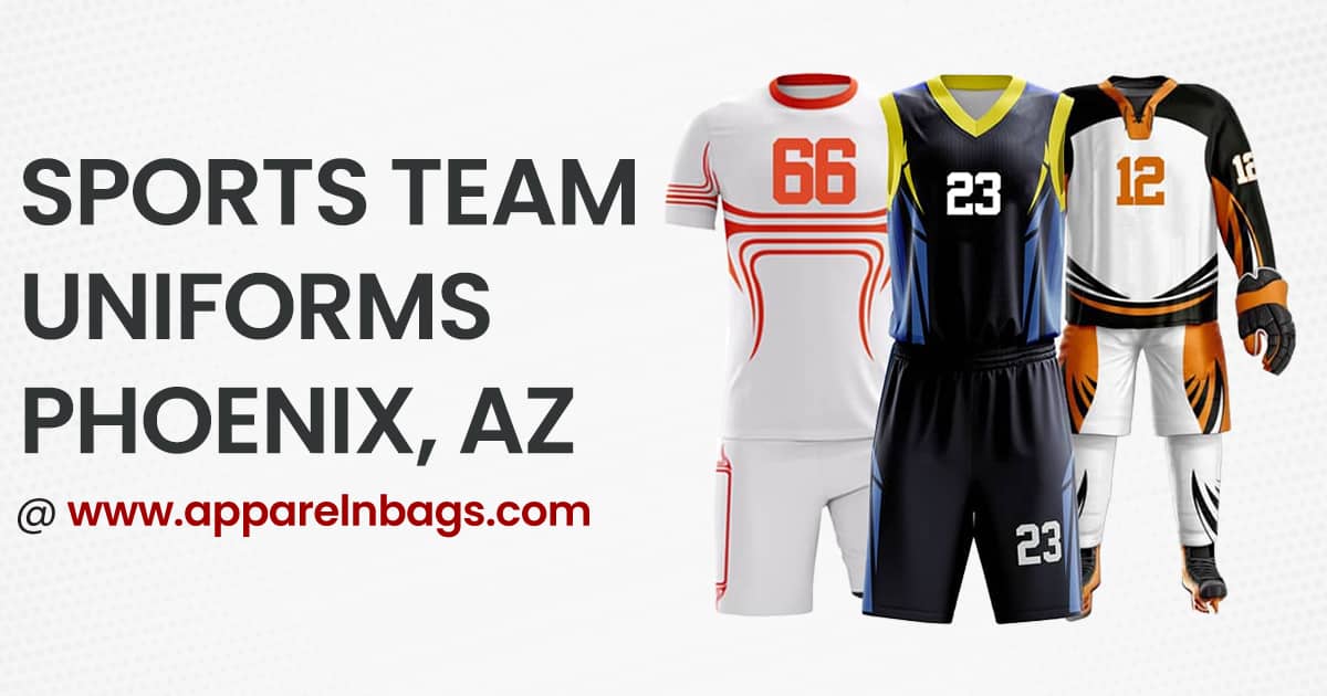 Shop Custom Sports Team Apparel in Phoenix - ApparelnBags