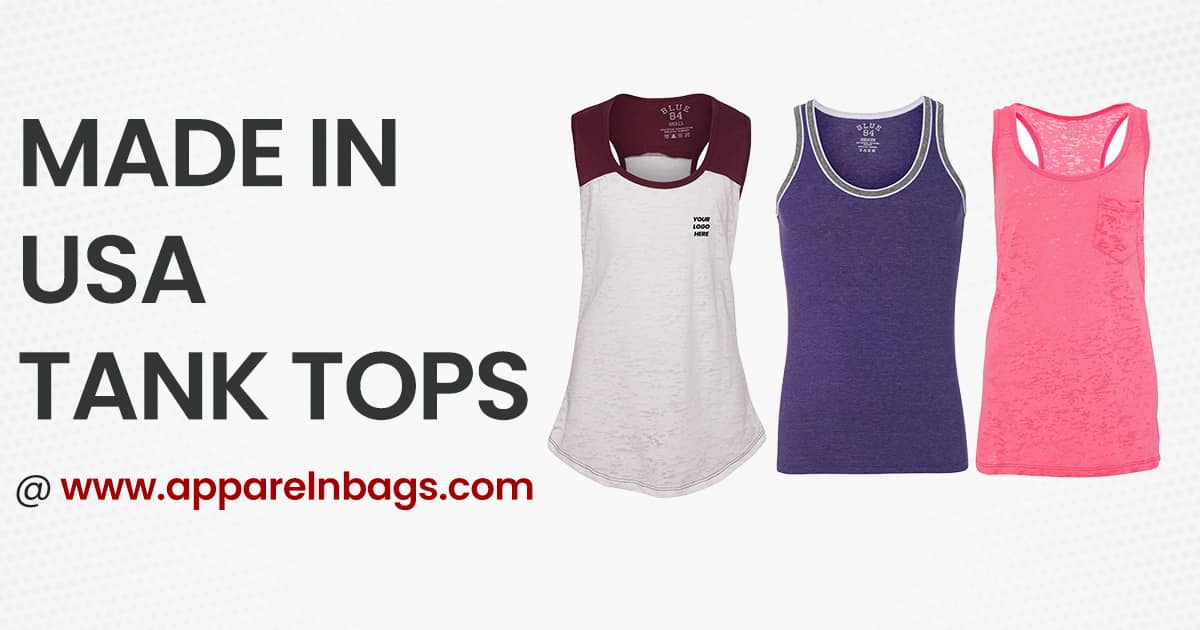 Shop Tank Tops Made in USA for Men & Women ApparelnBags