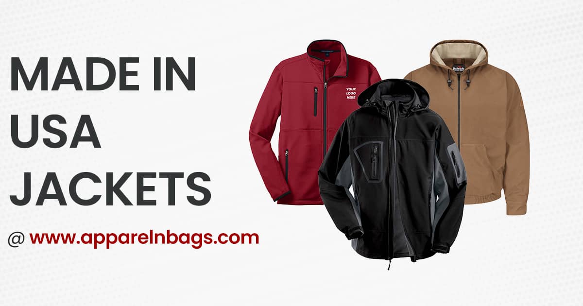 Buy USA made jackets with Logo for men and women