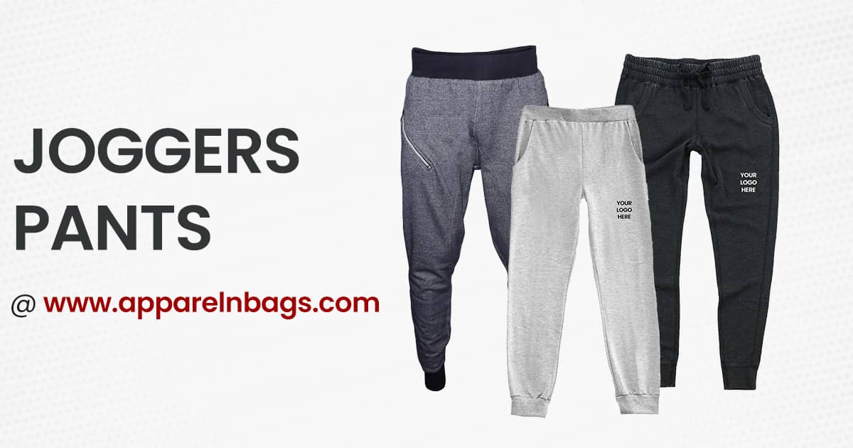 Stylish Design Custom Jogger Pants in Bulk | ApparelnBags
