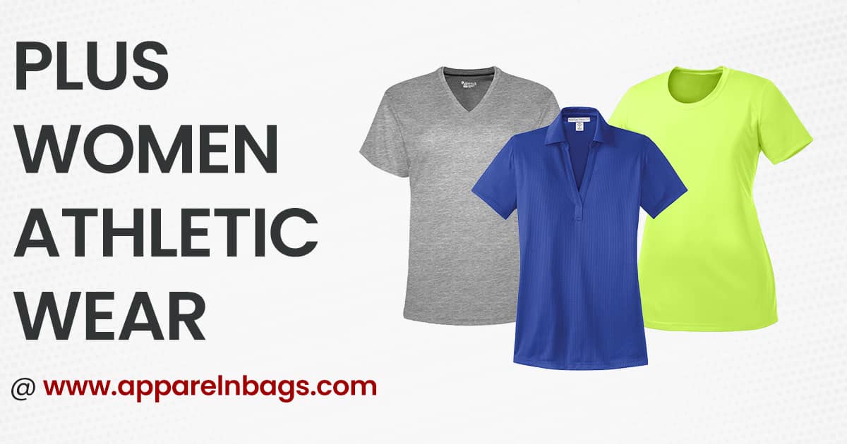 Women Plus Size Athletic Wear at ApparelnBags We Ship Same Day