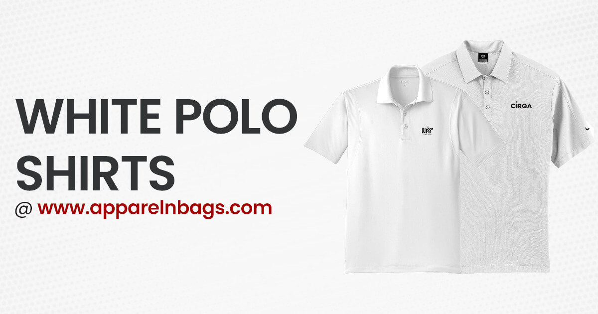 Shop the Best Selection of White Polo Shirts - ApparelnBags