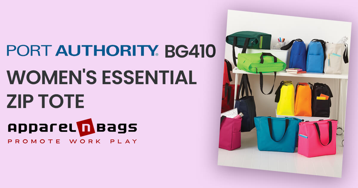  Port Authority® Essential Zip Tote : Clothing, Shoes & Jewelry
