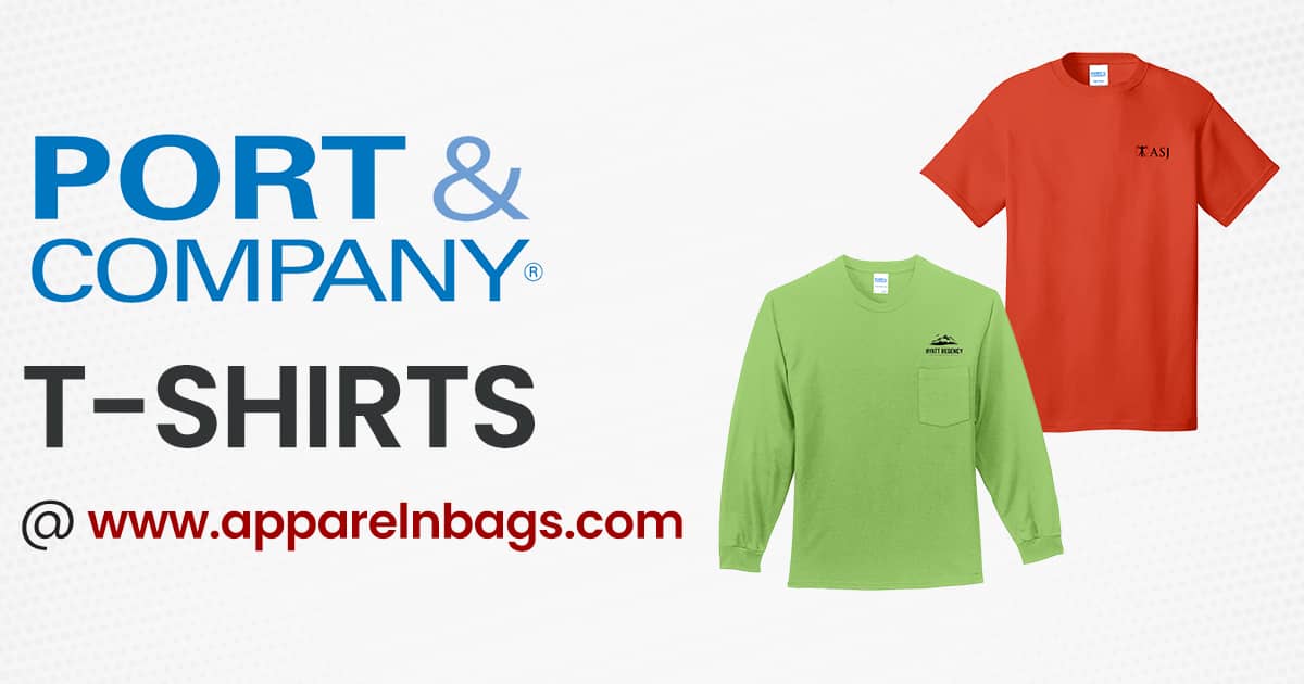 Wholesale Port and Company t shirts with customize Option