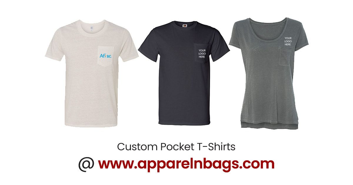 custom pocket t shirts