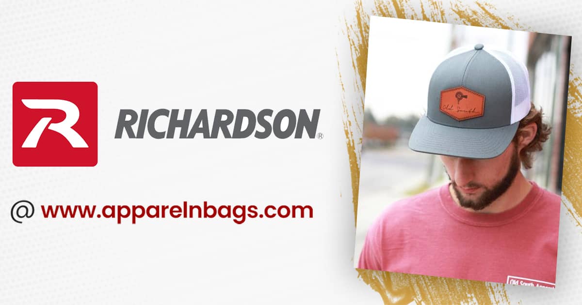 Richardson 112PL - 112+ R-Flex Adjustable Trucker Cap Charcoal/White