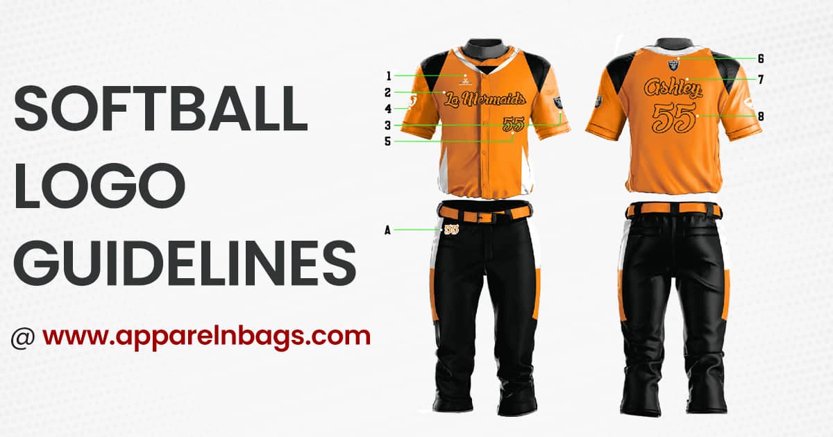 Softball Uniform Decoration Rules - Logo Placement Guidelines