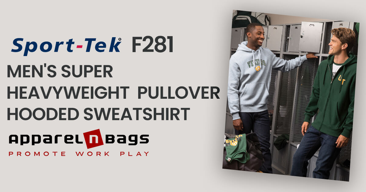 Sport tek super clearance heavyweight pullover hooded sweatshirt