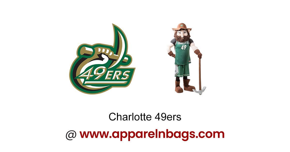 Gold Charlotte 49ers Team Logo Lapel Pin