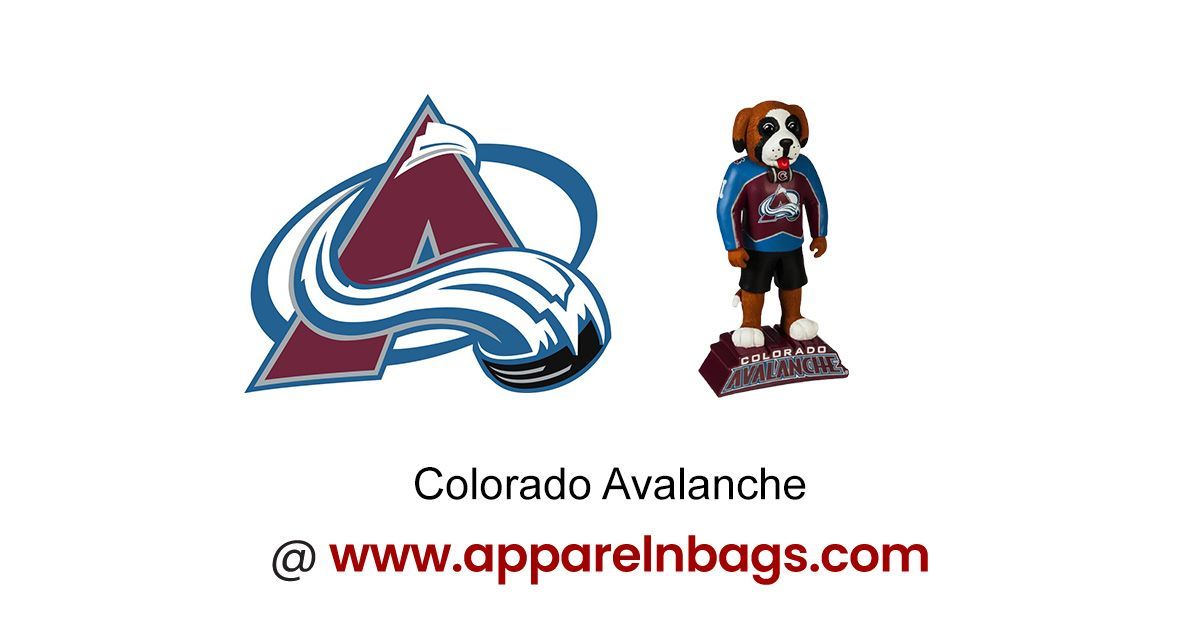 Colorado Avalanche 12 Team Color Logo State Sign