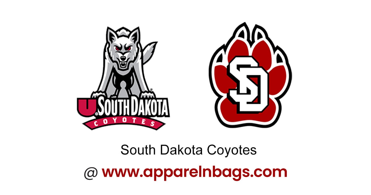 South Dakota Coyotes 10'' x 10'' Retro Team Sign