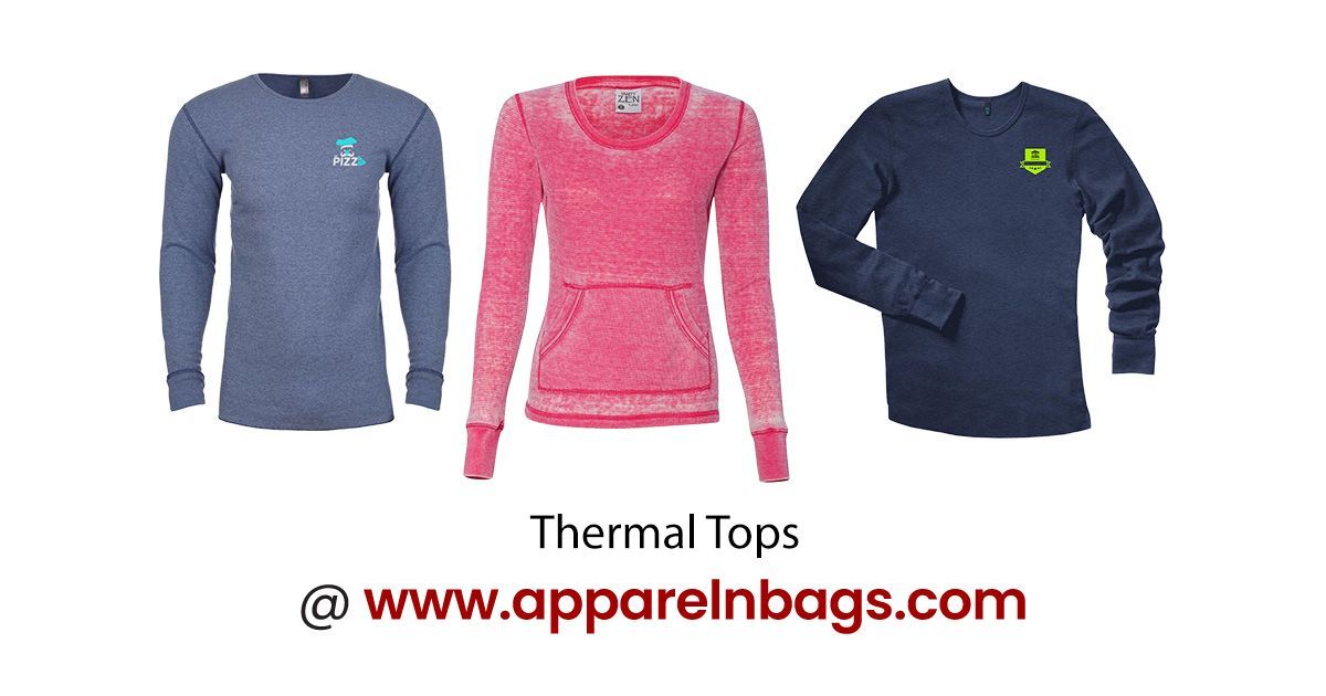 Buy Thermal Tops for Men & Women | ApparelnBags.com