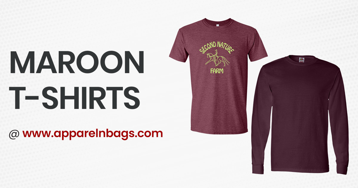 Shop Custom Maroon T-Shirts  Maroon Shirts For Men and Women