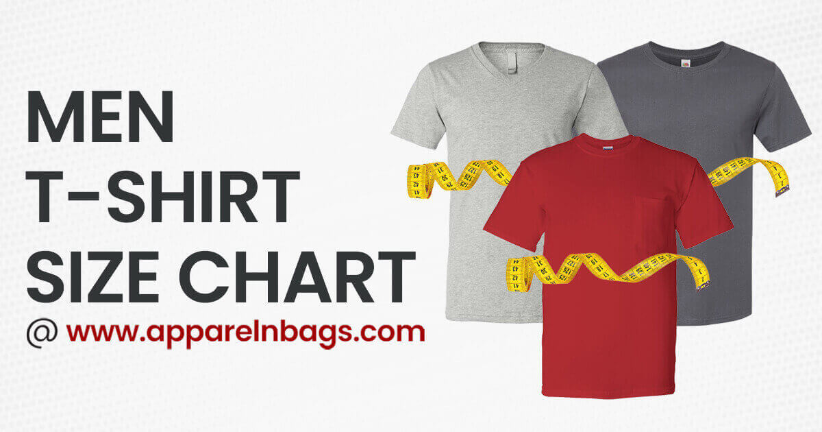 Men's T Shirt Size Chart | Men's T Shirt Measurement Chart
