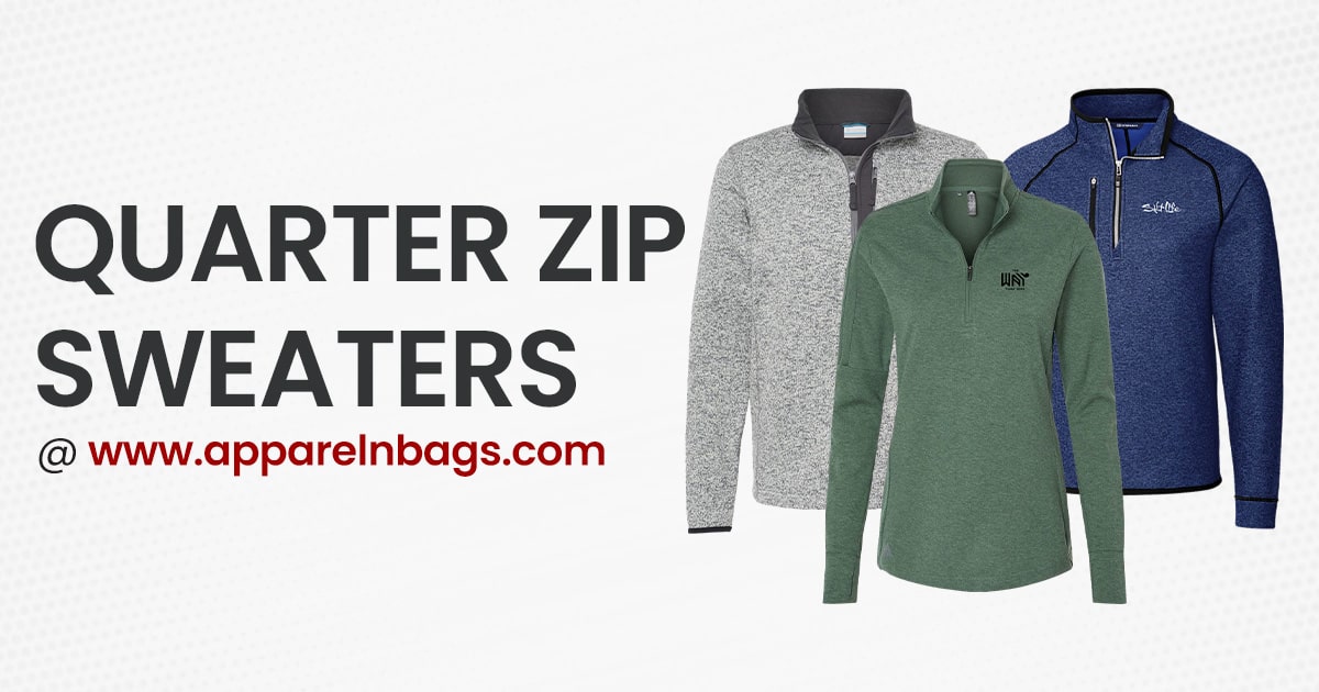 Women's Quarter Zip Sweaters