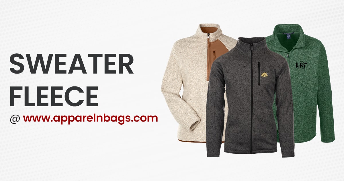 Shop Budgetfriendly Custom Fleece Sweaters at ApparelnBags