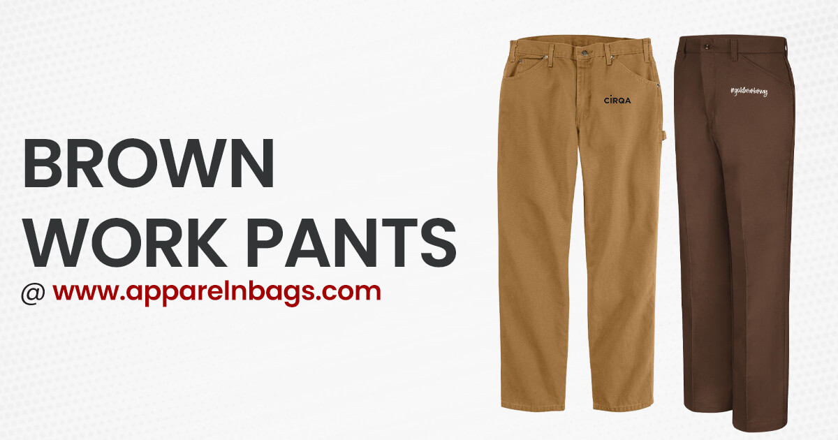 Shop The Best Brown Work Pants for a Professional Look