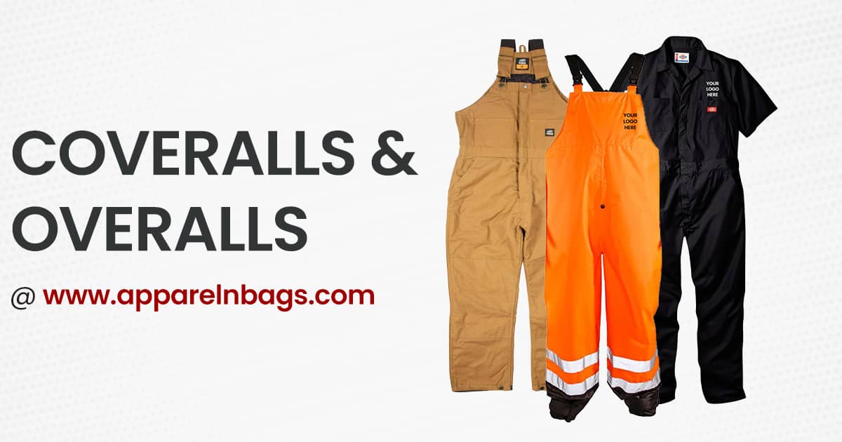 Personalised Embroidered Overalls Custom Printed Coveralls Workwear Boiler Suit 
