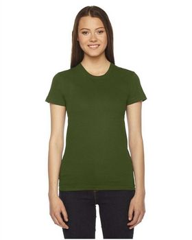 American Apparel 2102 Women's Fine Jersey Short-Sleeve T-Shirt