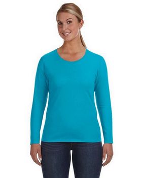 Anvil 884L Women Ringspun Long Sleeve T Shirt