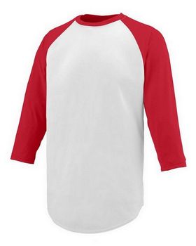 Augusta Sportswear 1505 Men's Wicking Polyester 3/4 Raglan Sleeve T-Shirt