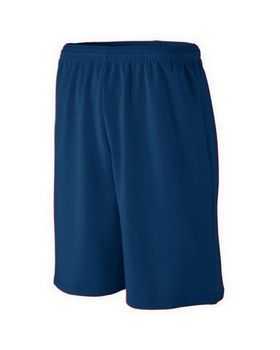 Augusta Sportswear 809 Youth Long Length Wicking Mesh Athletic Short