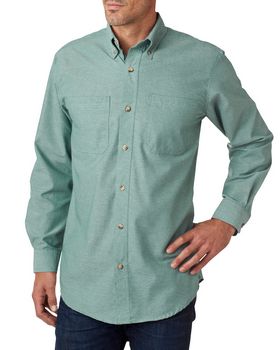 Backpacker BP7004T Mens Tall Yarn-Dyed Chambray Woven