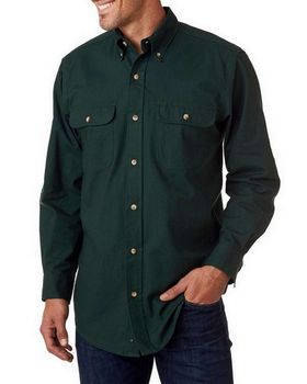 Backpacker BP7005 Men's Solid Flannel Shirt